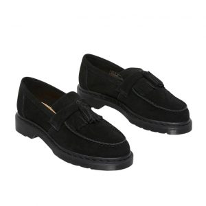 Dr Martens Adrian Mono Tassel Loafer - Black Suede