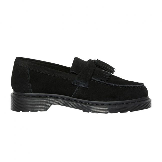 Dr Martens Adrian Mono Tassel Loafer - Black Suede