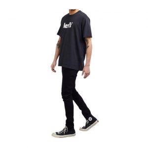 Levis SS Relaxed Fit Tee - Core + Outline Caviar