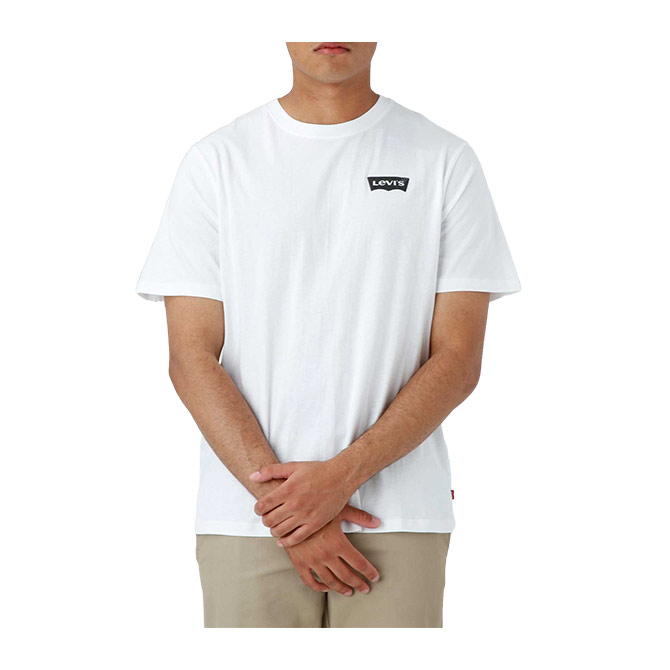 Levis SS Relaxed Fit Tee - Core + Outline White G - Hemley Store Australia