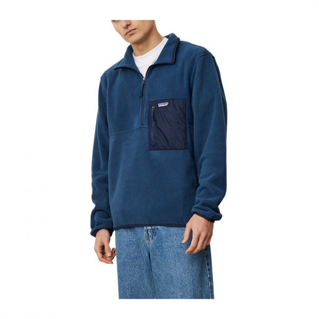 Patagonia Men's Microdini 1/2 Zip P/O - Tidepool Blue