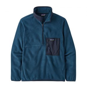 Patagonia Men's Microdini 1/2 Zip P/O - Tidepool Blue