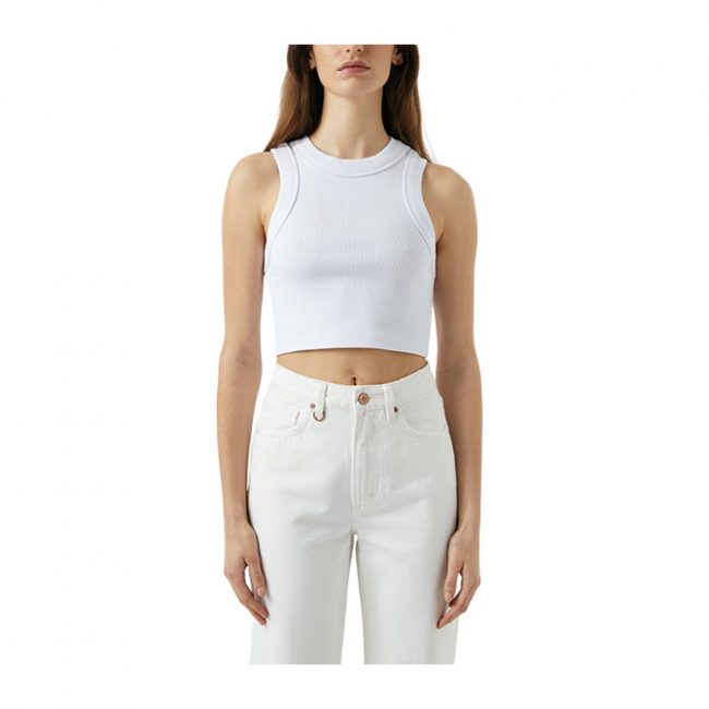 Neuw Jonesy Crop - White