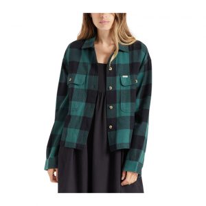 Brixton Bowery W L/S Flannel - Emerald