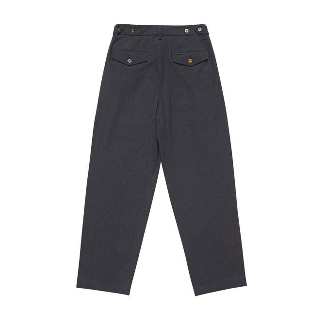 Pleated Pant - Charcoal