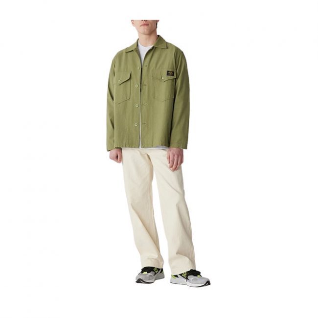 Stan Ray - Wide Leg Painter Pant - Natural Herringbone
