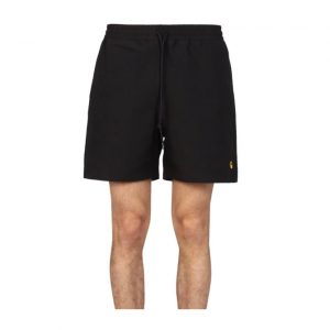 Carhartt Chase Swim Trunks - Black / Gold