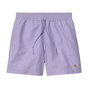 Carhartt Chase Swim Trunks - Soft Lavender / Gold