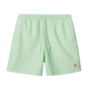 Carhartt Chase Swim Trunks - Pale Spearmint / Gold