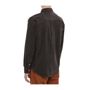 Carhartt L/S Madison Fine Cord Shirt - Stormcloud / White