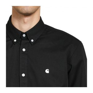 Carhartt LS Madison Shirt - Black/ White