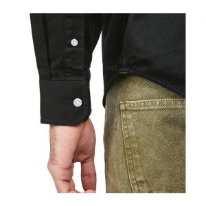 Carhartt LS Madison Shirt - Black/ White