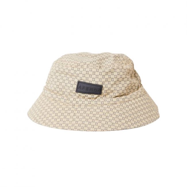 Afends Anthology - Unisex Recycled Spray Bucket Hat - Cement