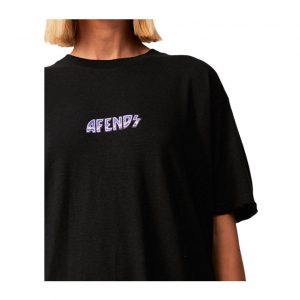 Afends Pearly Hemp Oversized T-Shirt - Black