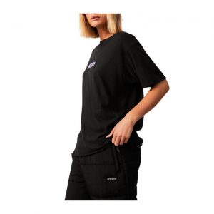 Afends Pearly Hemp Oversized T-Shirt - Black