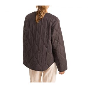 Rhythm Escapade Quilted Jacket - Dark Oak