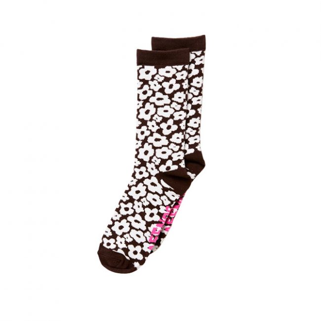 Afends Alohaz Recycled Crew Socks - Coffee