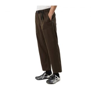 Afends Cabal Hemp Elastic Waist Relaxed Pants - Coffee
