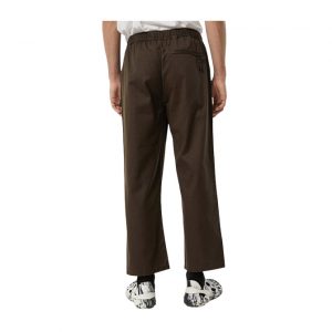 Afends Cabal Hemp Elastic Waist Relaxed Pants - Coffee