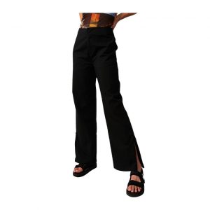 Afends Cola Recycled High Waisted Pants - Black