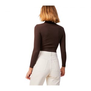 Afends Iconic Hemp Rip Long sleeve Top - Coffee