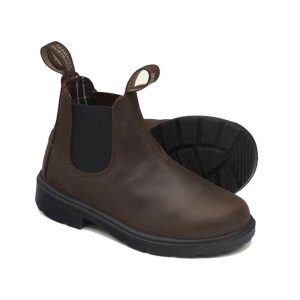Blundstone #1468 Kids' Chelsea Boots - Antique Brown