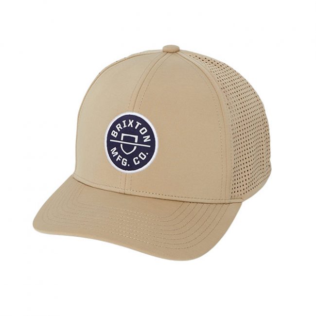 Brixton Crest X Mp Snapback - Light Khaki