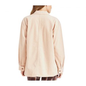 Brixton Dundee Corduroy Overshirt - Rose Dust