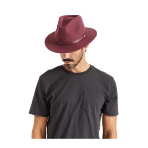 Brixton Messer Fedora - Mahogany