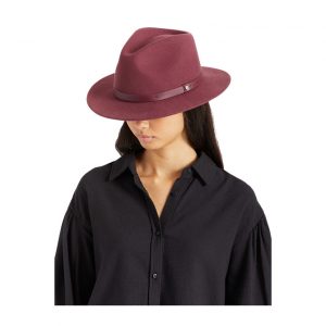 Brixton Messer Fedora - Mahogany