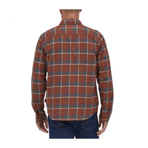 Patagonia - M's L/S Cotton in Conversion LW Fjord Flannel Shirt - Graft Sisu Brown