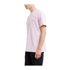 Carhartt S/S Chase T-shirt - Pale Quartz / Gold