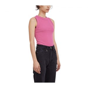 Neuw Jonesy Singlet - Shocking Pink