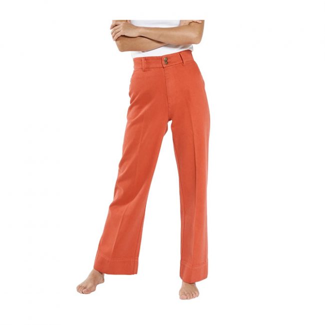 Thrills Belle Full Length Chino - Cadmium