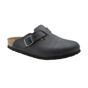 Birkenstock Boston Oiled Leather Narrow - Black