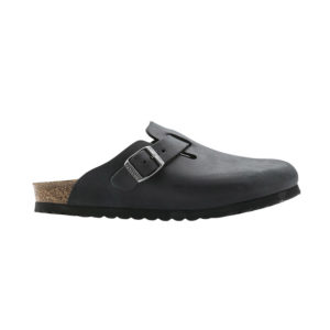 Birkenstock Boston Oiled Leather Narrow - Black