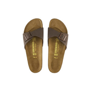 Birkenstock Madrid BirkiBuc Narrow - Mocca