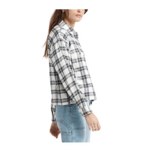 Brixton Bowery BF L/S Flannel - Off White
