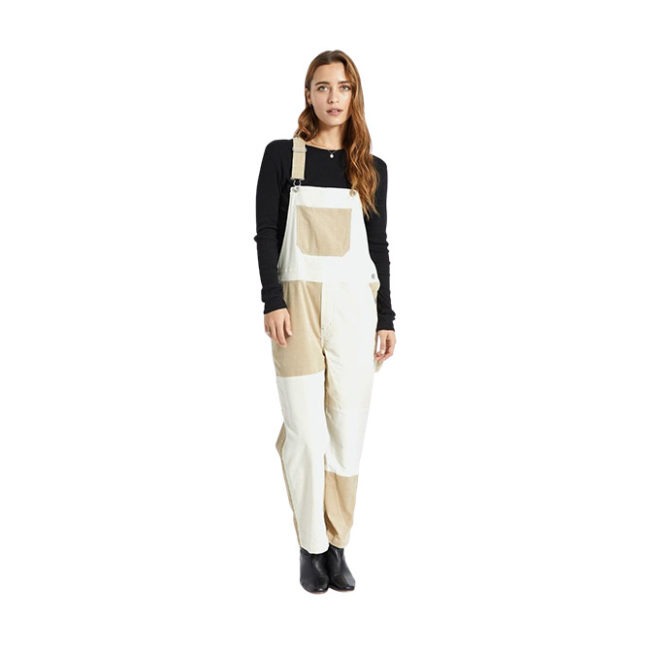 Brixton Christina Crop Overall - Dove Vanilla