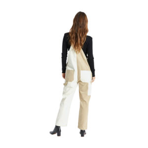 Brixton Christina Crop Overall - Dove Vanilla