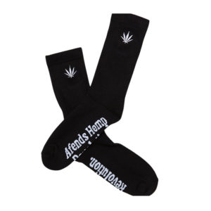 Afends Happy Hemp Sock - Black