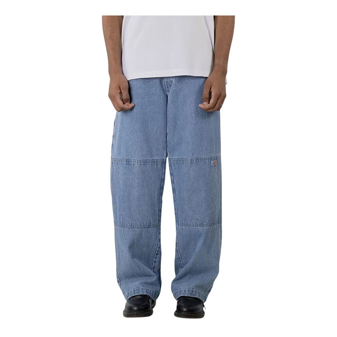 Dickies - 85-283 Double Knee Loose Fit Denim - Stone Washed Indigo