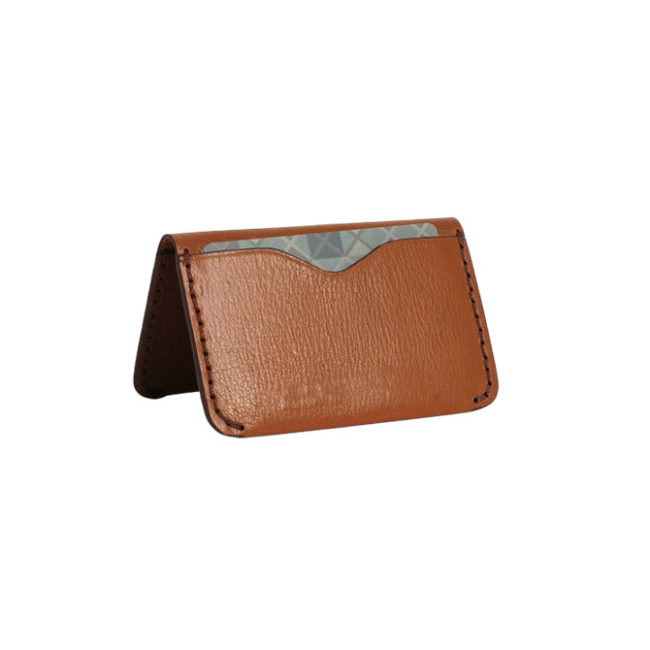 Loop Leather Wally Leather Bifold Wallet - Tan