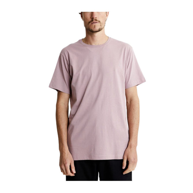 Mr Simple Reginald Tee - Worn Mauve