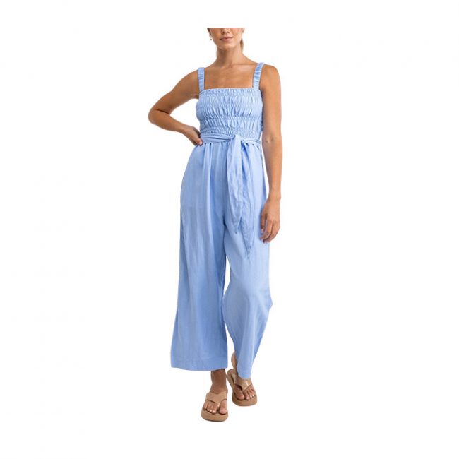 Rhythm Harlow Jumpsuit - Cornflower