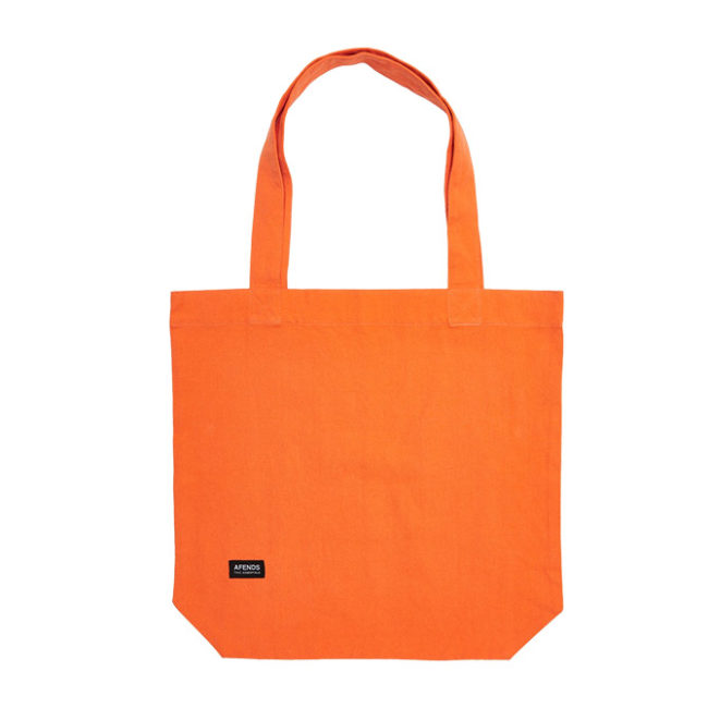 Afends Crucial Hemp Tote Bag - Orange
