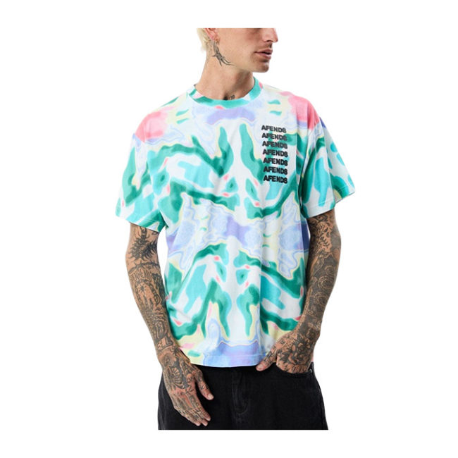 Afends Thermal Recycled Oversized Tee - Multi