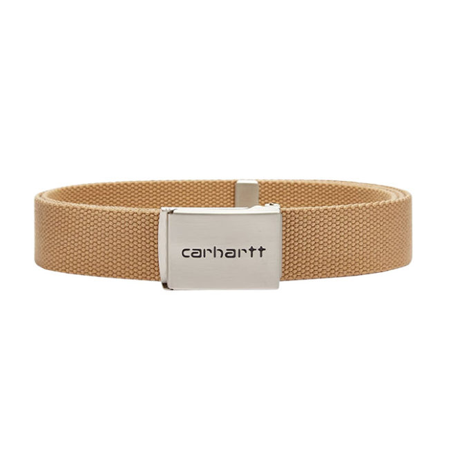 Carhartt Clip Belt Chrome - Hamilton Brown