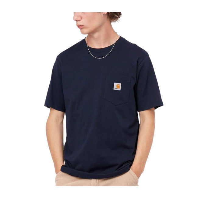 Carhartt SS Pocket T-Shirt - Dark Navy