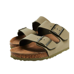 Birkenstock Arizona BirkiBuc Vegan Regular - Faded Khaki